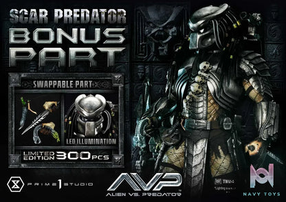 Prime 1 Studio Museum Masterline Alien vs. Predator Scar Predator MMPR-04 MMPR-04DX MMPR-04DXS