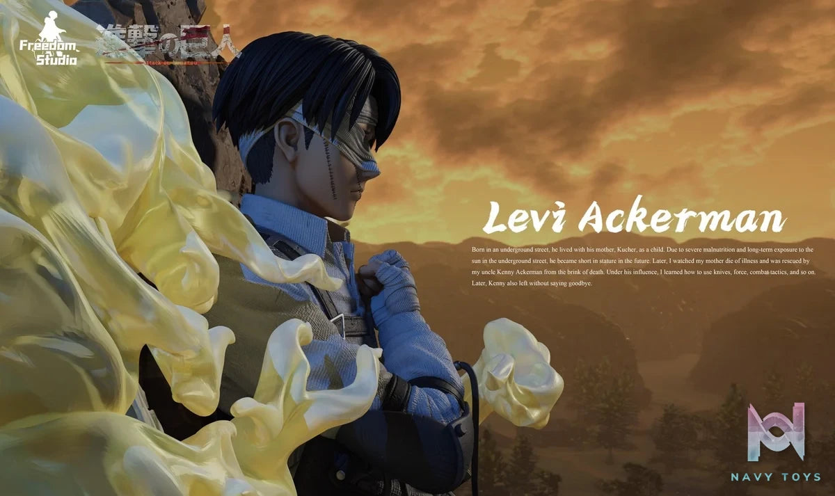 Levi Ackerman Curtain Call - Attack on Titan - Freedom Studio resin statue freedom studio anime figure