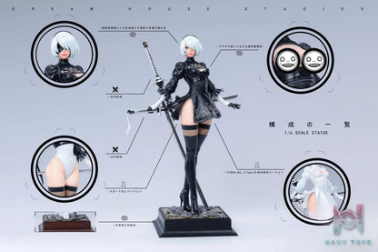 Dream House Studio – NieR Automata 2B 1/6 scale painted finished product