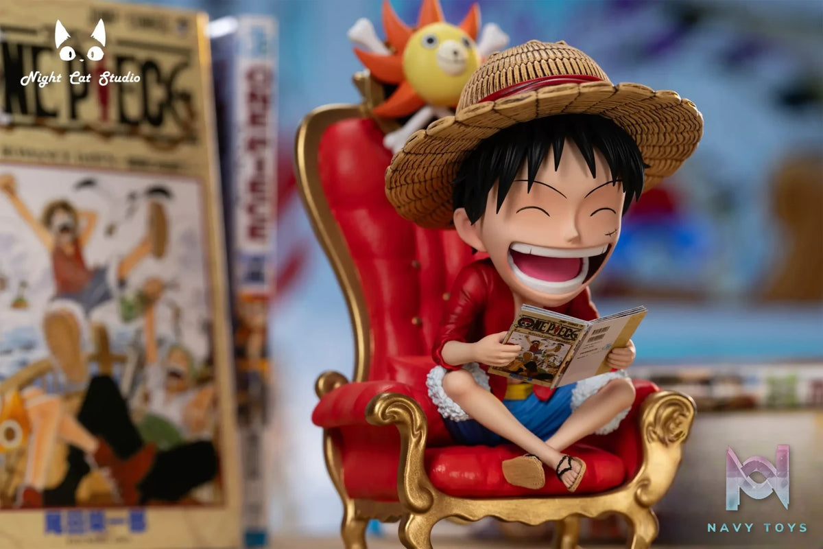 Night Cat Studio – One Piece Reading Luffy