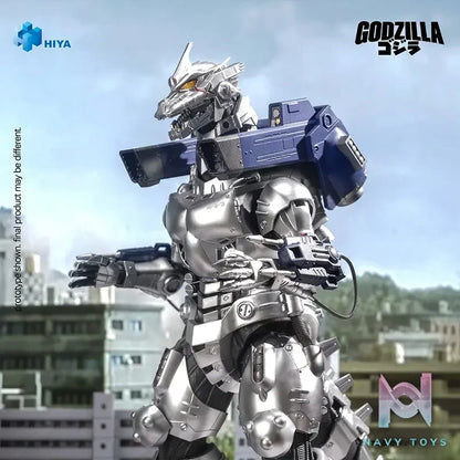 Hiya Toys – EXQUISITE BASIC Godzilla vs. Mechagodzilla 2002 – Mechagodzilla MFS-3 Action Figure (Licensed)