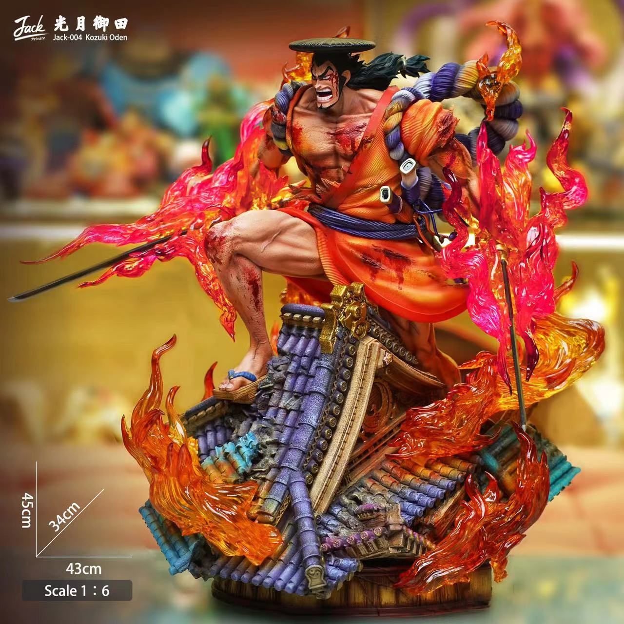 Jacksdo Studio - Kozuki Oden - One Piece resin statue jacksdo studio anime figure