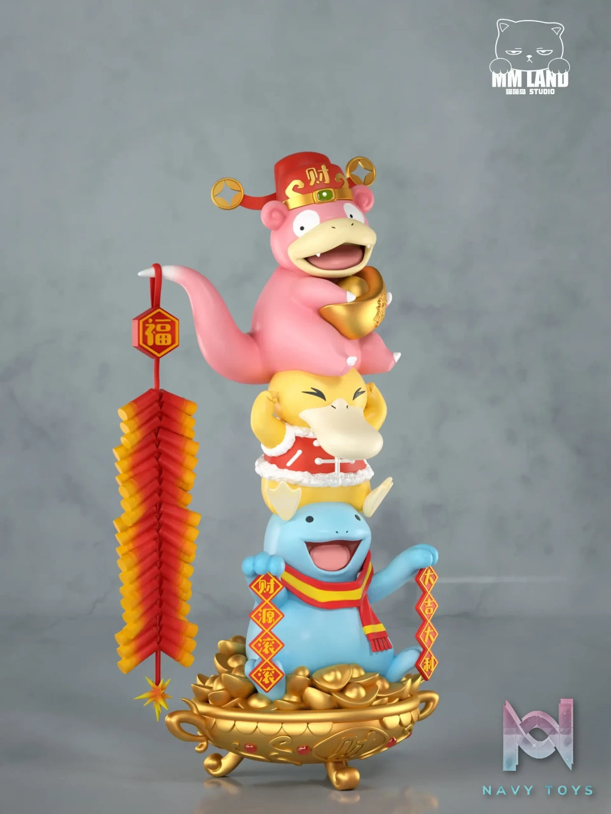 MMLAND Studio – Quagsire X Psyduck X Slowpoke Pokémon