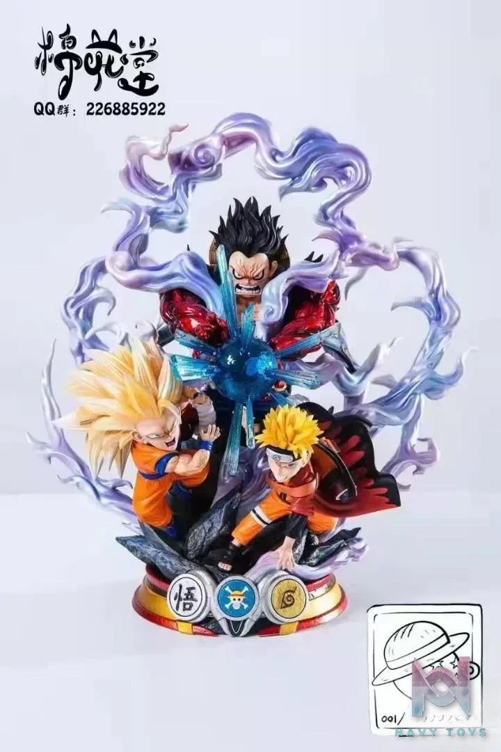 M.H.T Studio – Naruto One Piece Dragon Ball Luffy & Goku & Naruto