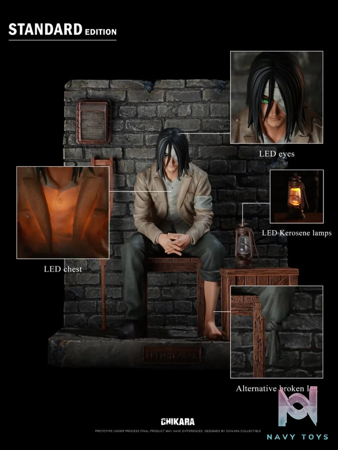 Eren Yeager - Attack on Titan - Chikara Studio resin statue Chikara Studio anime figure