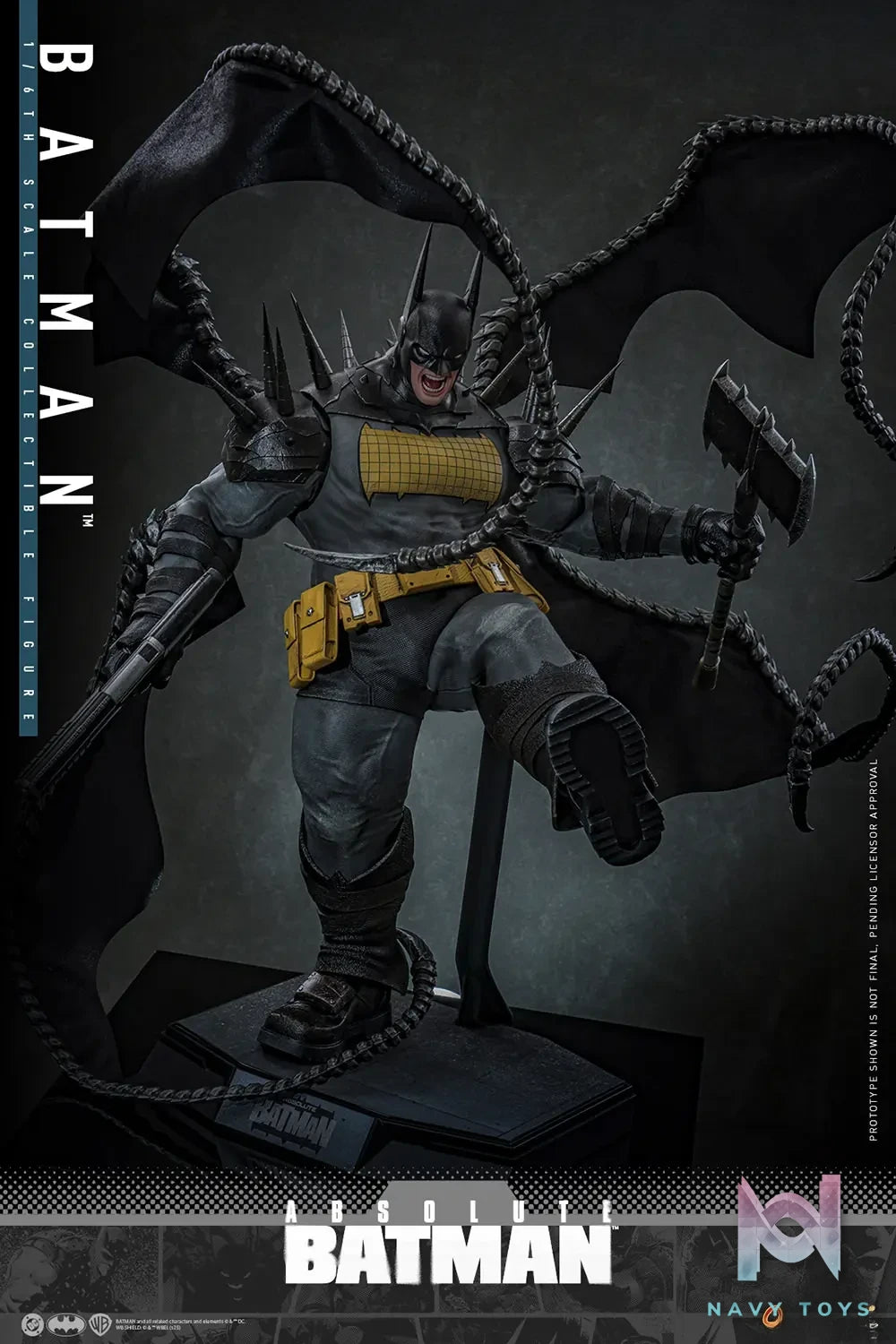 Hottoys – Absolute Batman Batman 1/6th scale Collectible Figure CMS030 (Licensed)