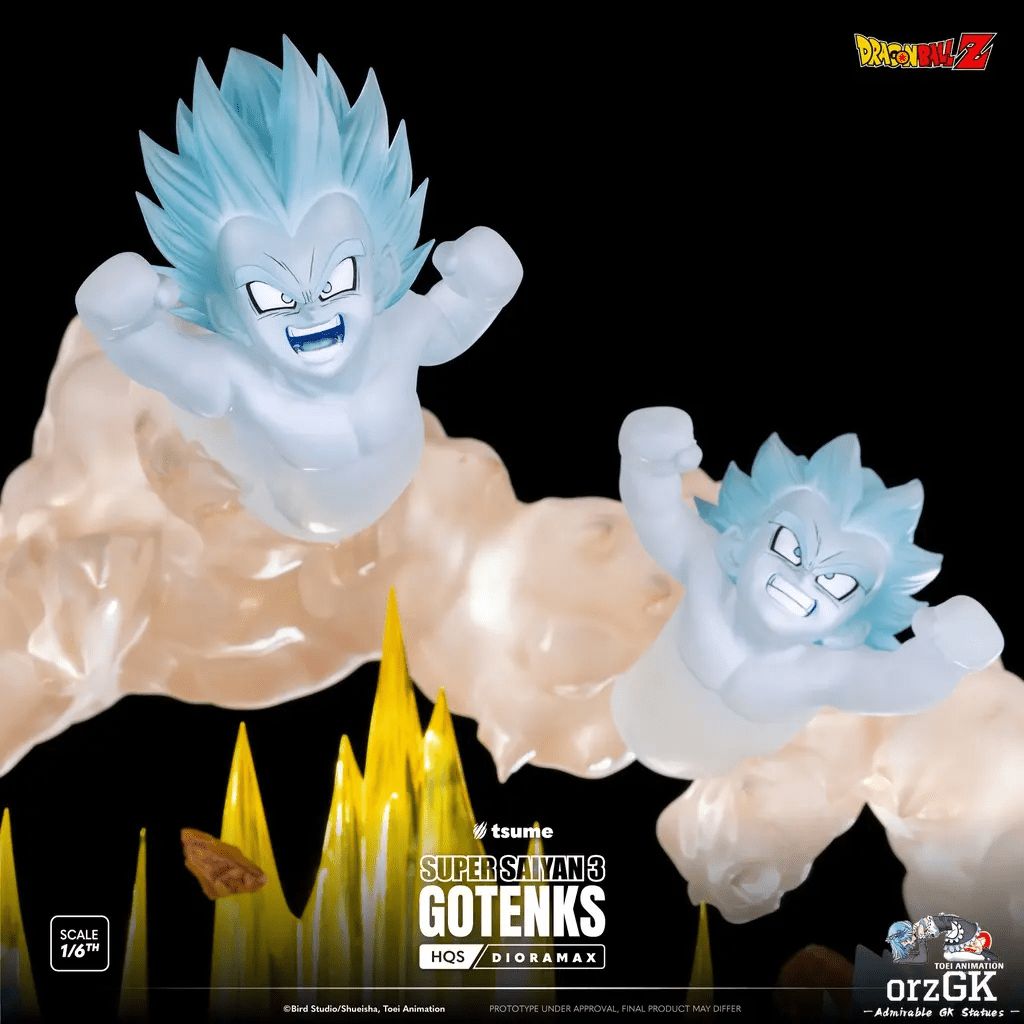TSUME Studio - Dragon Ball SUPER SAIYAN 3 GOTENKS (Licensed) resin statue Navy Toys anime figure