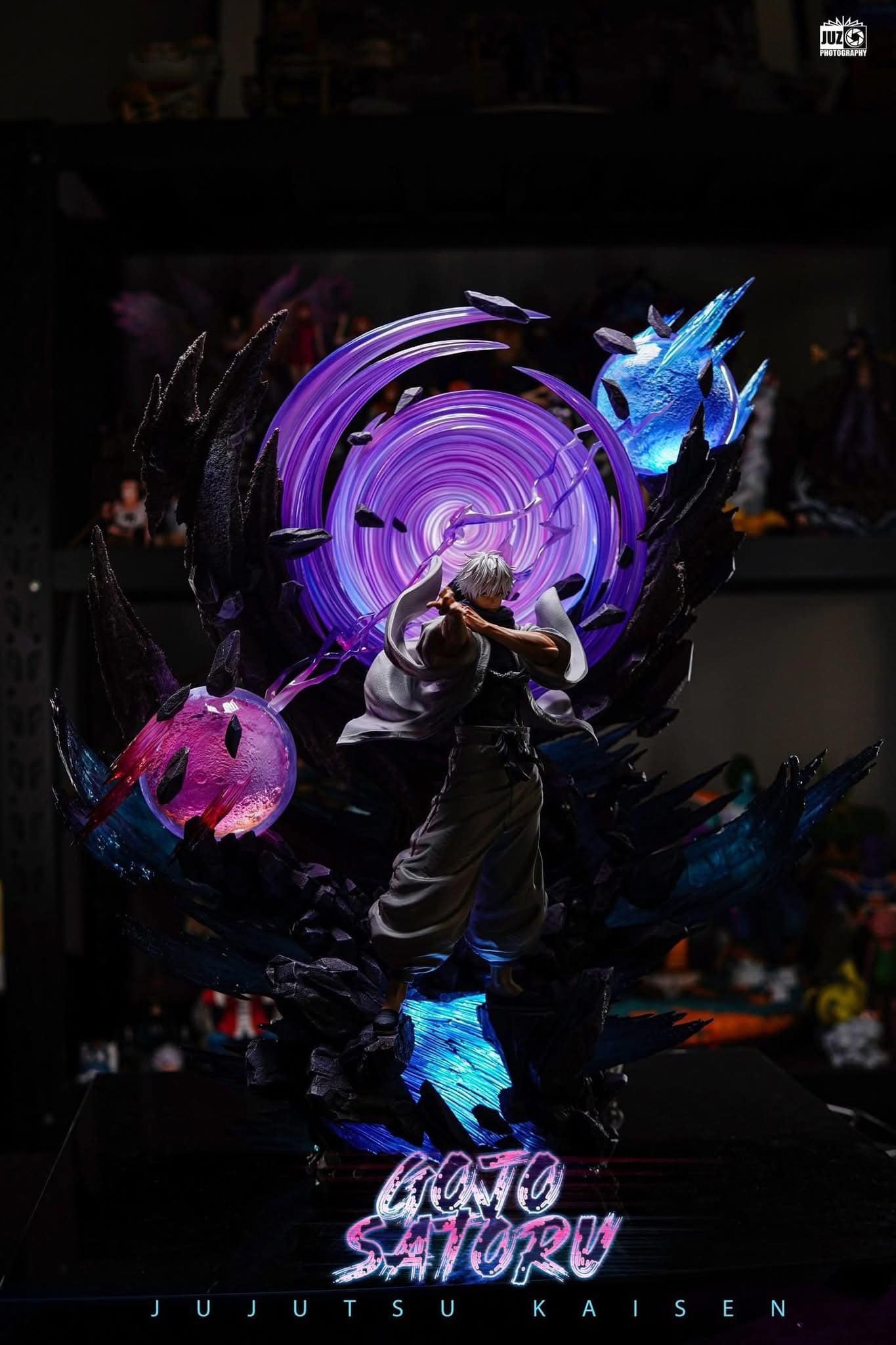 𝗧𝗲𝗺𝗽𝗹𝗲 𝘅 𝗭𝗮𝗻𝘆 𝗝𝗼𝗸𝗲 𝗦𝘁𝘂𝗱𝗶𝗼 - 𝗚𝗼𝗷𝗼 𝗦𝗮𝘁𝗼𝗿𝘂 resin statue Navy Toys anime figure