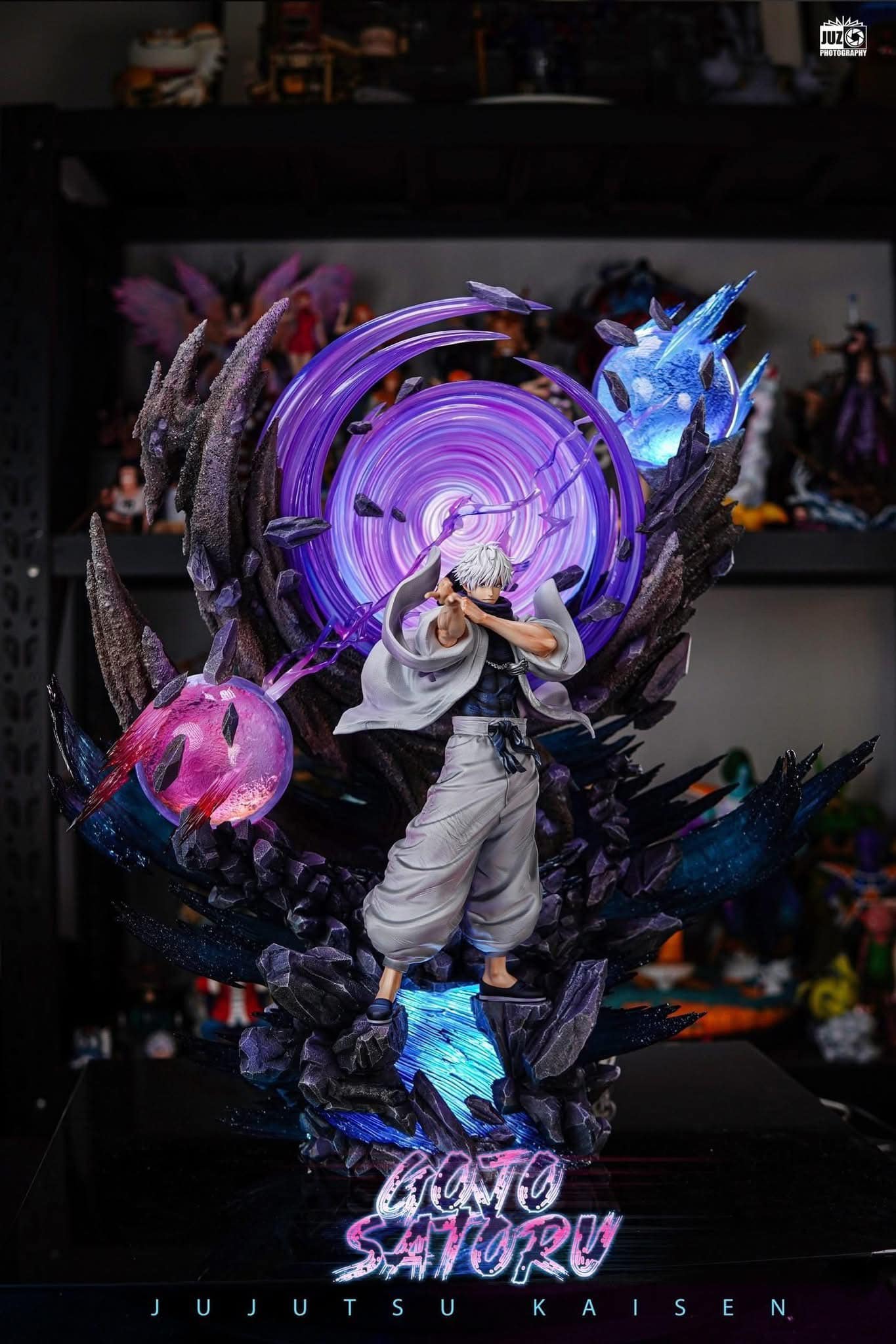 𝗧𝗲𝗺𝗽𝗹𝗲 𝘅 𝗭𝗮𝗻𝘆 𝗝𝗼𝗸𝗲 𝗦𝘁𝘂𝗱𝗶𝗼 - 𝗚𝗼𝗷𝗼 𝗦𝗮𝘁𝗼𝗿𝘂 resin statue Navy Toys anime figure