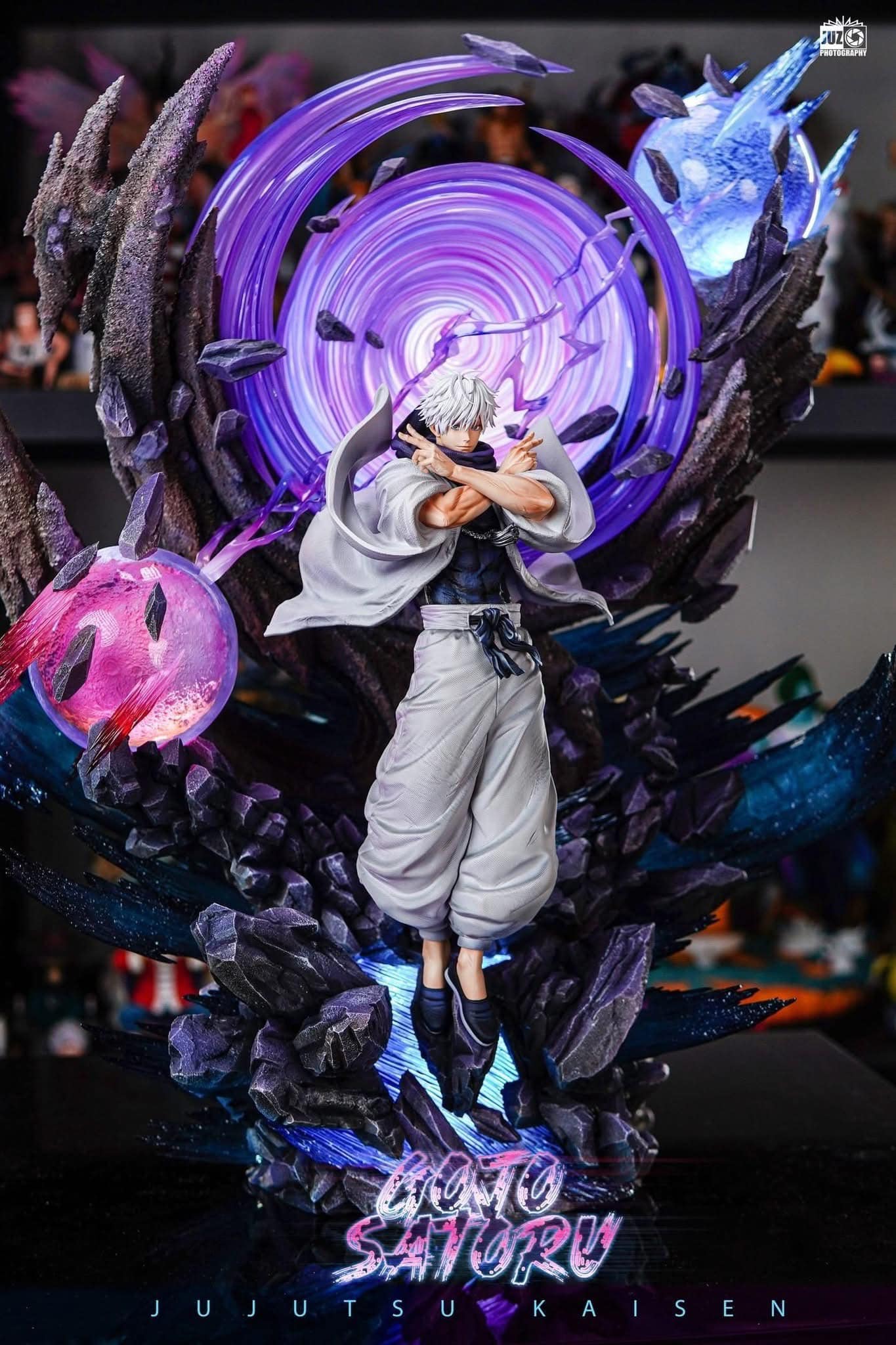 𝗧𝗲𝗺𝗽𝗹𝗲 𝘅 𝗭𝗮𝗻𝘆 𝗝𝗼𝗸𝗲 𝗦𝘁𝘂𝗱𝗶𝗼 - 𝗚𝗼𝗷𝗼 𝗦𝗮𝘁𝗼𝗿𝘂 resin statue Navy Toys anime figure
