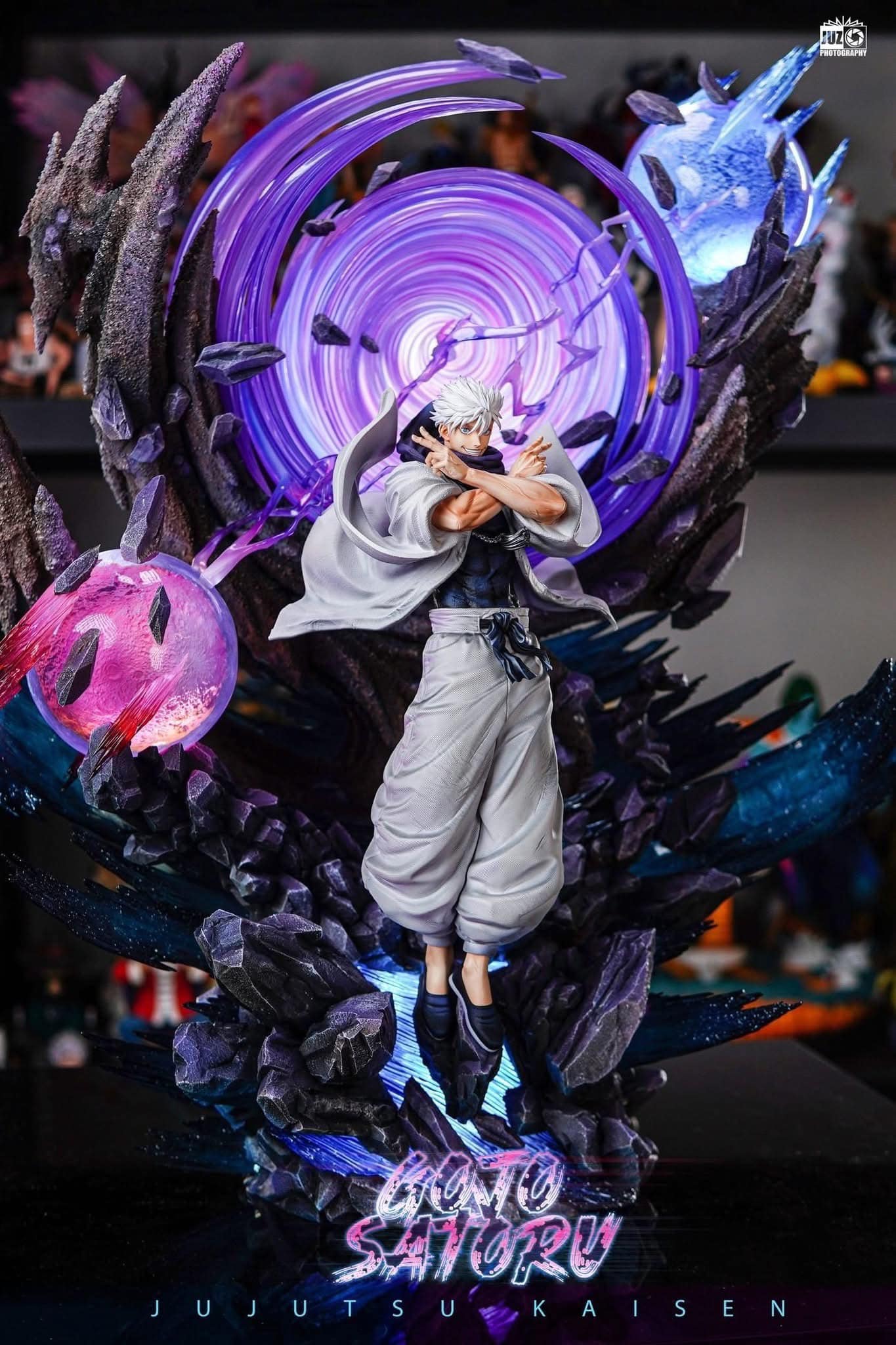 𝗧𝗲𝗺𝗽𝗹𝗲 𝘅 𝗭𝗮𝗻𝘆 𝗝𝗼𝗸𝗲 𝗦𝘁𝘂𝗱𝗶𝗼 - 𝗚𝗼𝗷𝗼 𝗦𝗮𝘁𝗼𝗿𝘂 resin statue Navy Toys anime figure