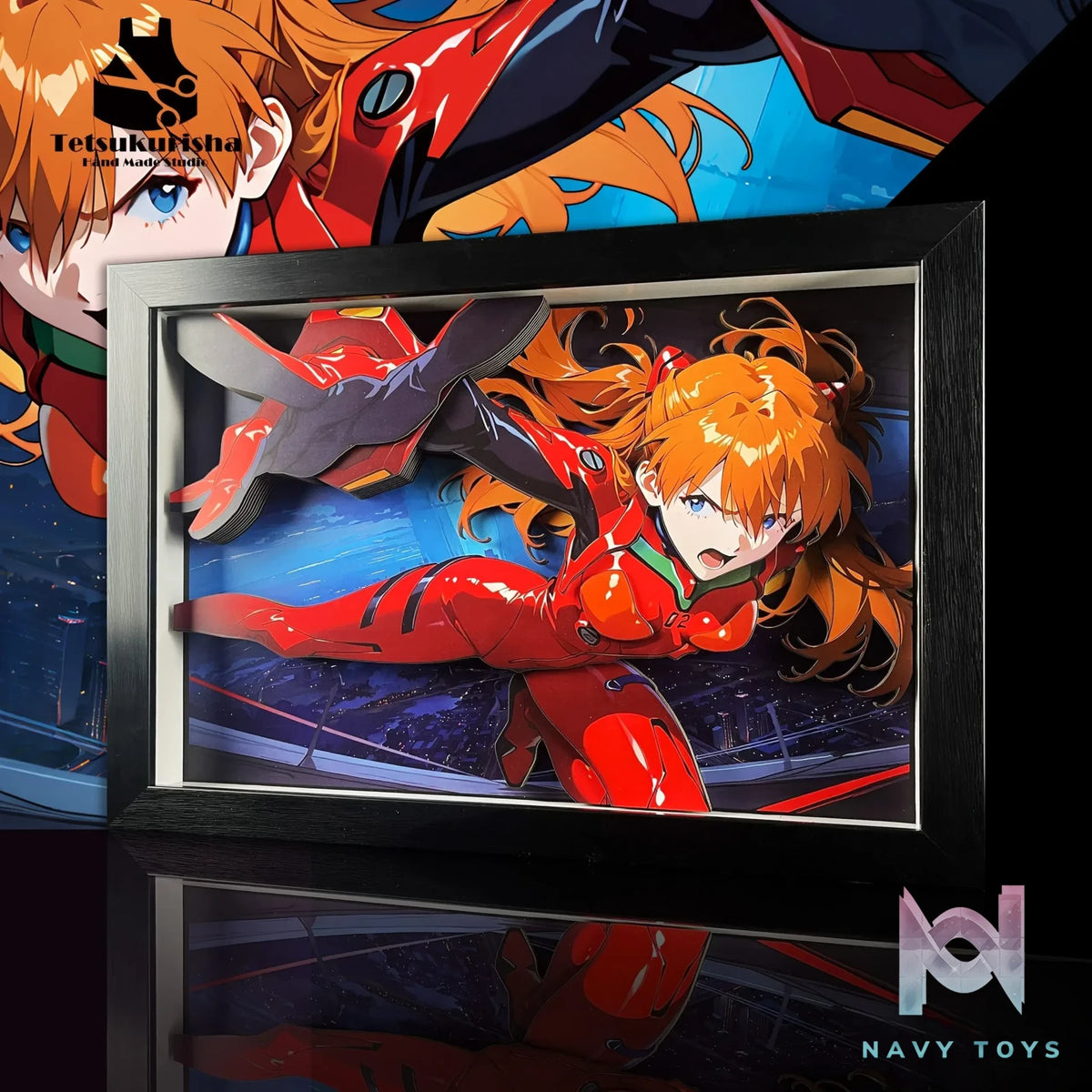 Tetsukurisha Studio – Asuka Langley 3D Decorative Painting Neon Genesis Evangelion