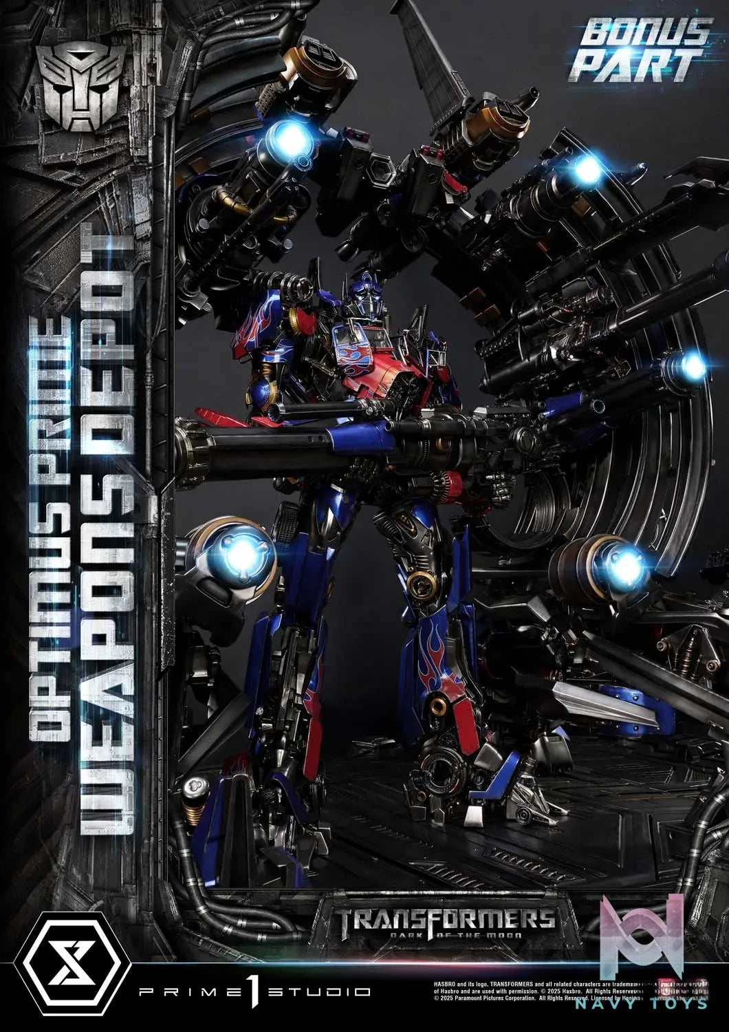 Prime 1 Studio – Museum Masterline Transformers: Dark of the Moon (Film) Optimus Prime Weapons Depot MMTFM-38 MMTFM-38S (Licensed)