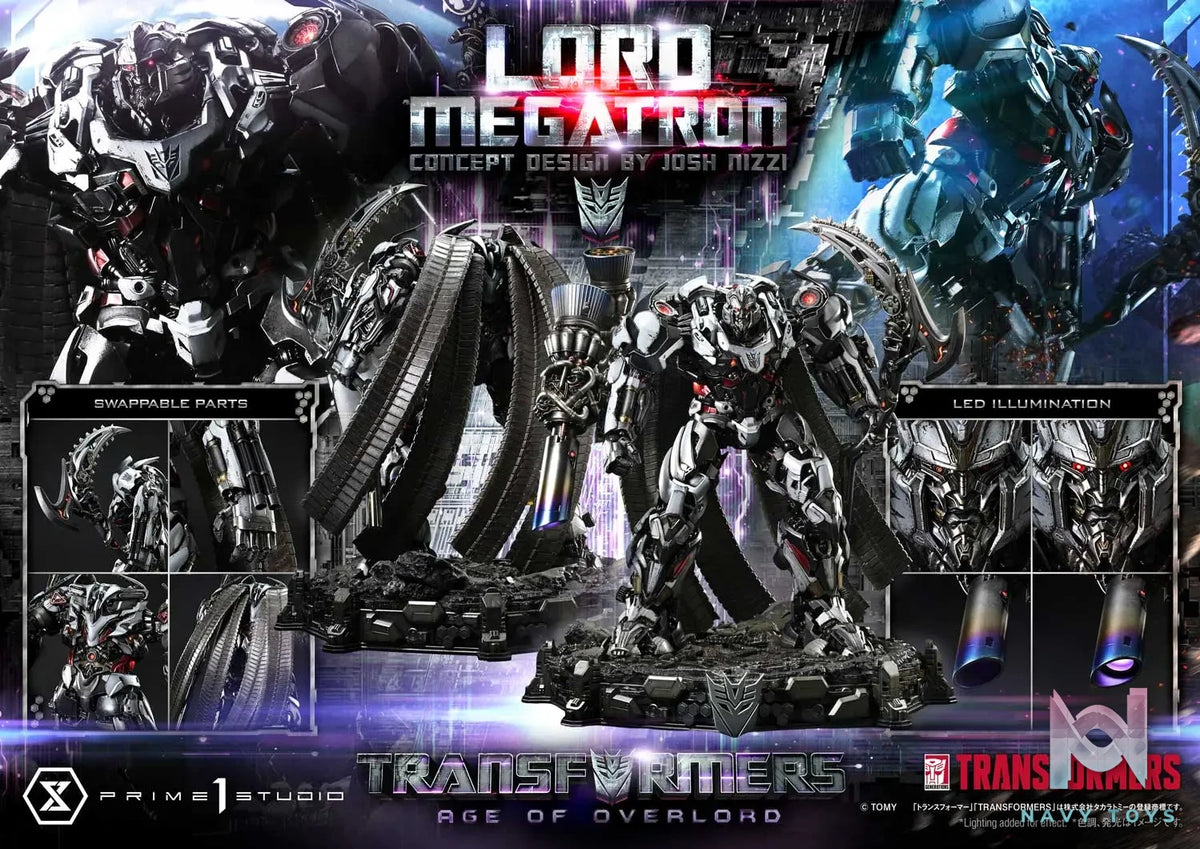 Prime 1 Studio – Museum Masterline Transformers Generations I Megatron Overlord (Design by Josh Nizzi) MMTFM-39 MMTFM-39S (Licensed)
