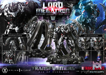 Prime 1 Studio – Museum Masterline Transformers Generations I Megatron Overlord (Design by Josh Nizzi) MMTFM-39 MMTFM-39S (Licensed)