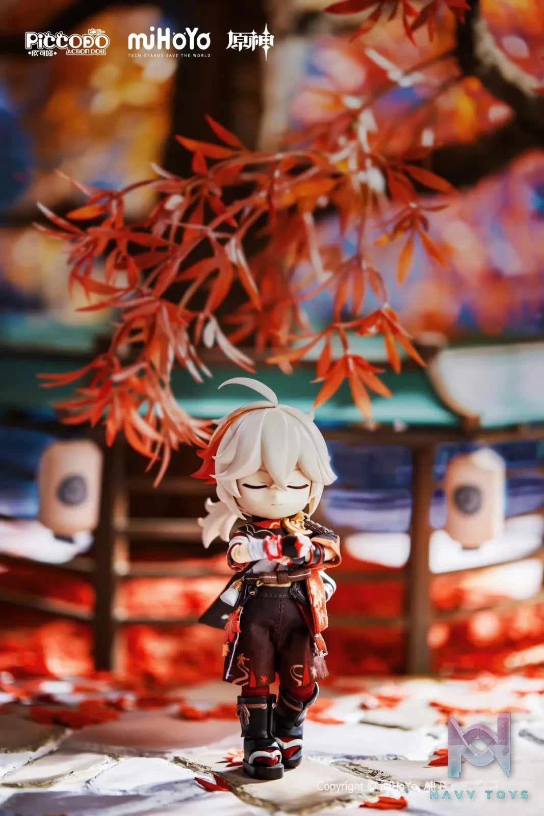 PICCODO ACTION DOLL – Genshin Impact Kaedehara Kazuha Dress Up Action Figure (Licensed)