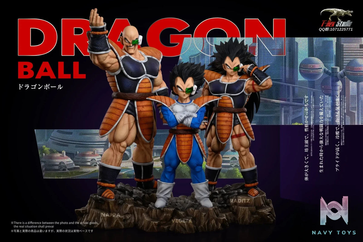 T-REX Studio – Dragon Ball Character Biography The Three Invaders Vegeta & Raditz & Nappa