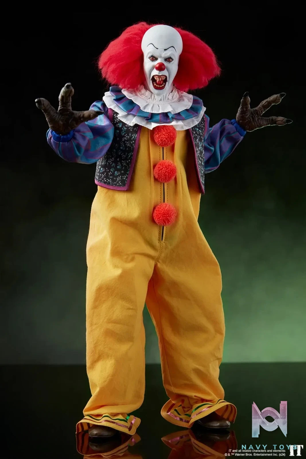 Sideshow Collectibles – It (1990) Pennywise 1/6 Scale Action Figure 100479 (Licensed)