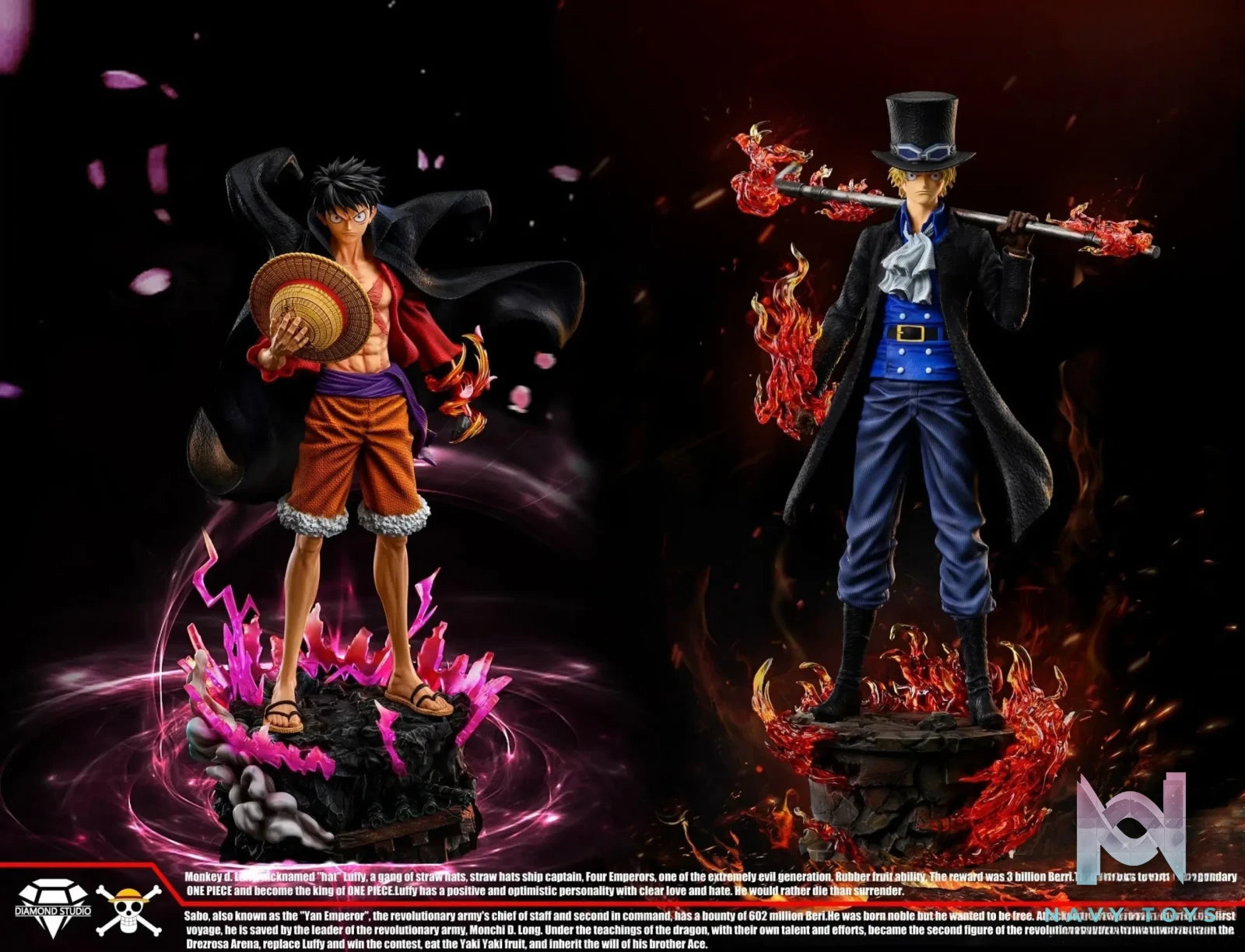 Diamond Studio – Luffy and Sabo