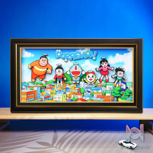 Yu Zhi Jiang Studio – Doraemon Multiple Characters Series #2 3D Decorative Painting Doraemon