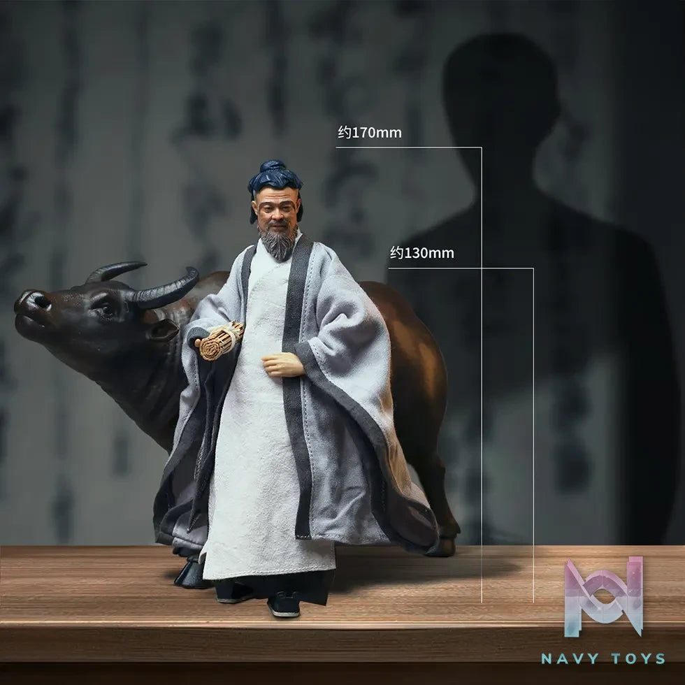 303TOYS Studio – 1/12 Sage Series CONFUCIUS The Sage Teacher Riding A Water Buffalo Eastward Edition SR001B
