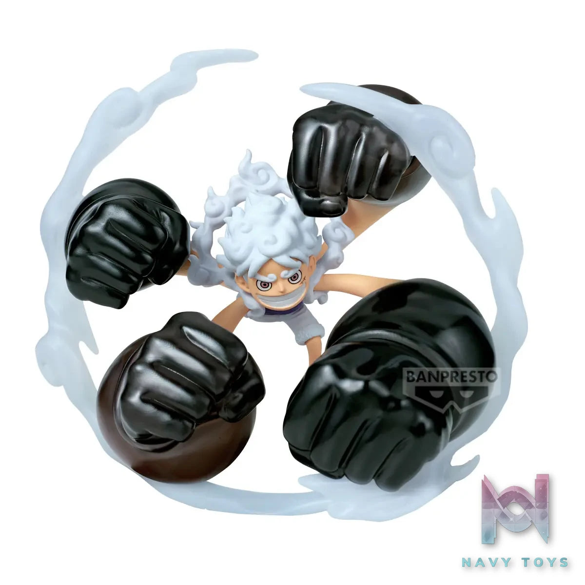BANPRESTO – One Piece World Collectable Figure SPECIAL Monkey D. Luffy Gear 5 Rubber rubber white gun slamming (Licensed)