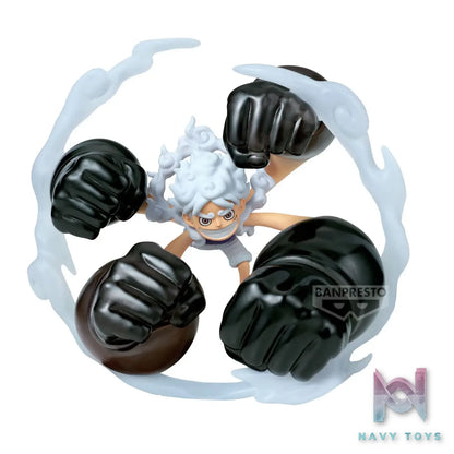 BANPRESTO – One Piece World Collectable Figure SPECIAL Monkey D. Luffy Gear 5 Rubber rubber white gun slamming (Licensed)