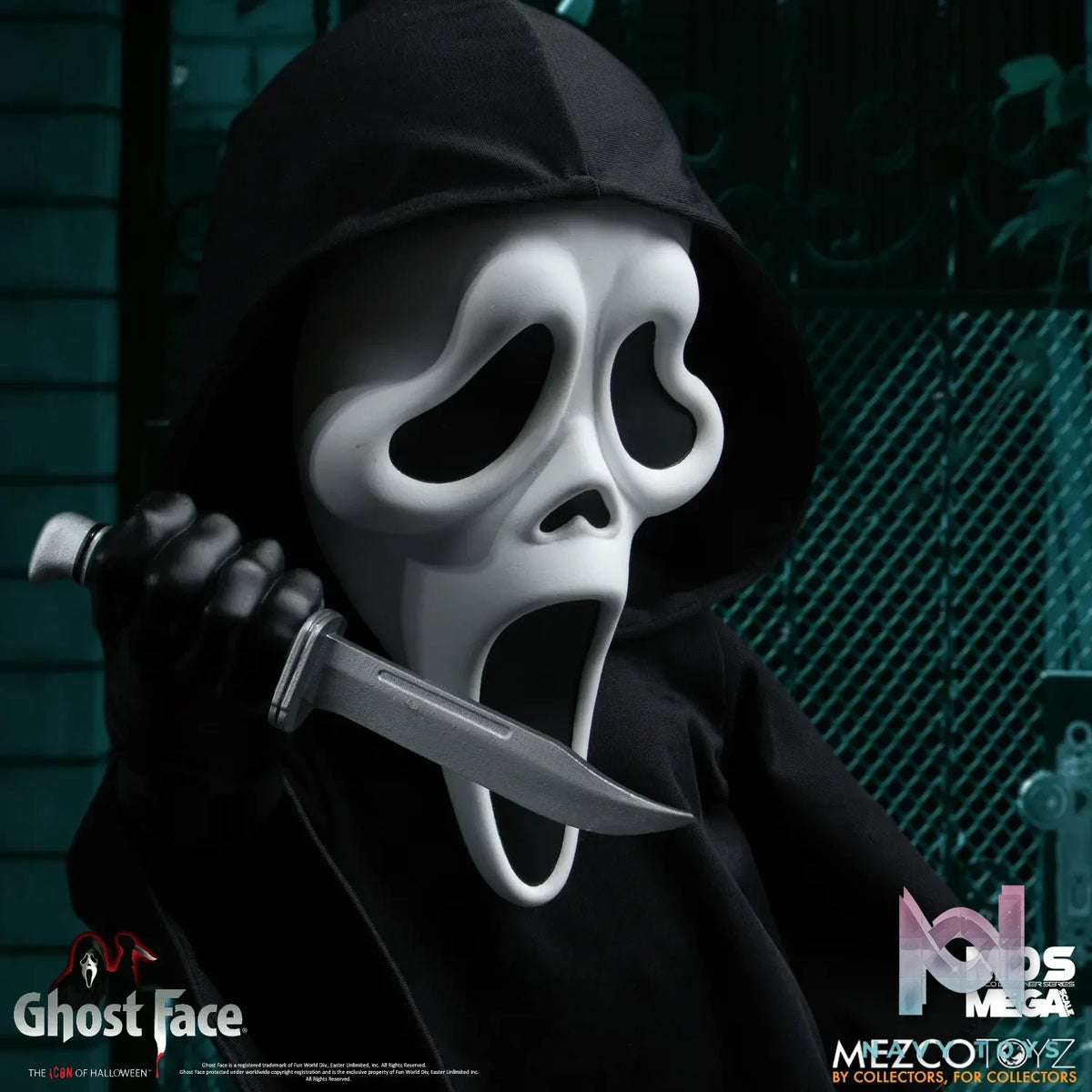 Mezco Studio – 1/12 Collective Scream Ghostface Action Figure (Licensed)