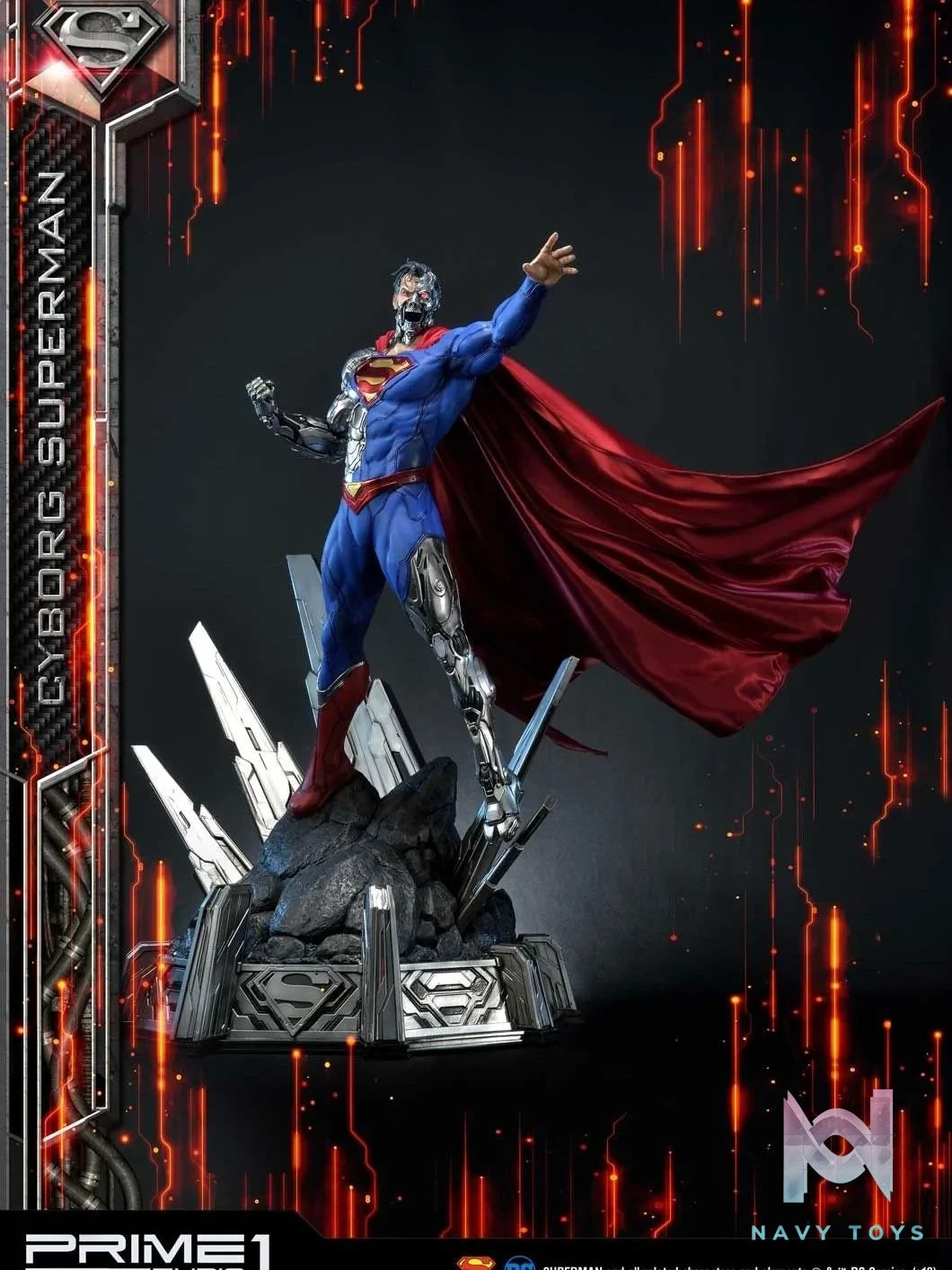 Cyborg Superman - Superman - Prime 1 Studio (MMDC - 32) resin statue Prime 1 Studio anime figure
