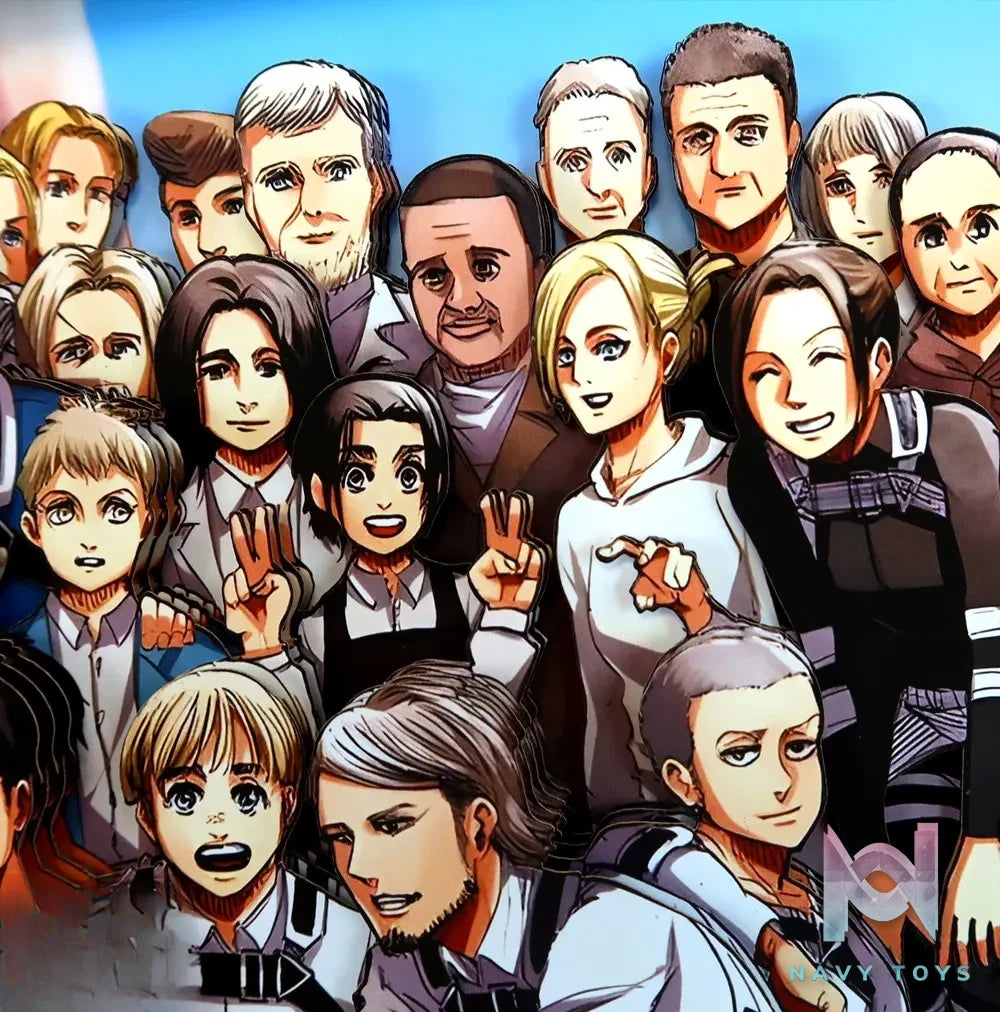 KALA HOME Studio – Attack on Titan Multiple Characters #03 Titan 3D Decorative Painting Attack on Titan