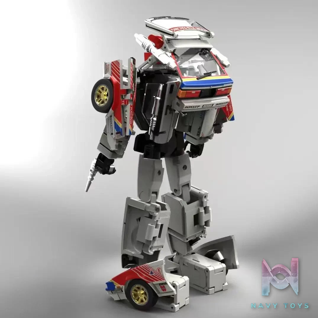 X-Transbots Studio – Yaguchi Omnibot Downshift MX-24R Racer Type Limited Version x MX-24D Diamond Limited Version Transformers
