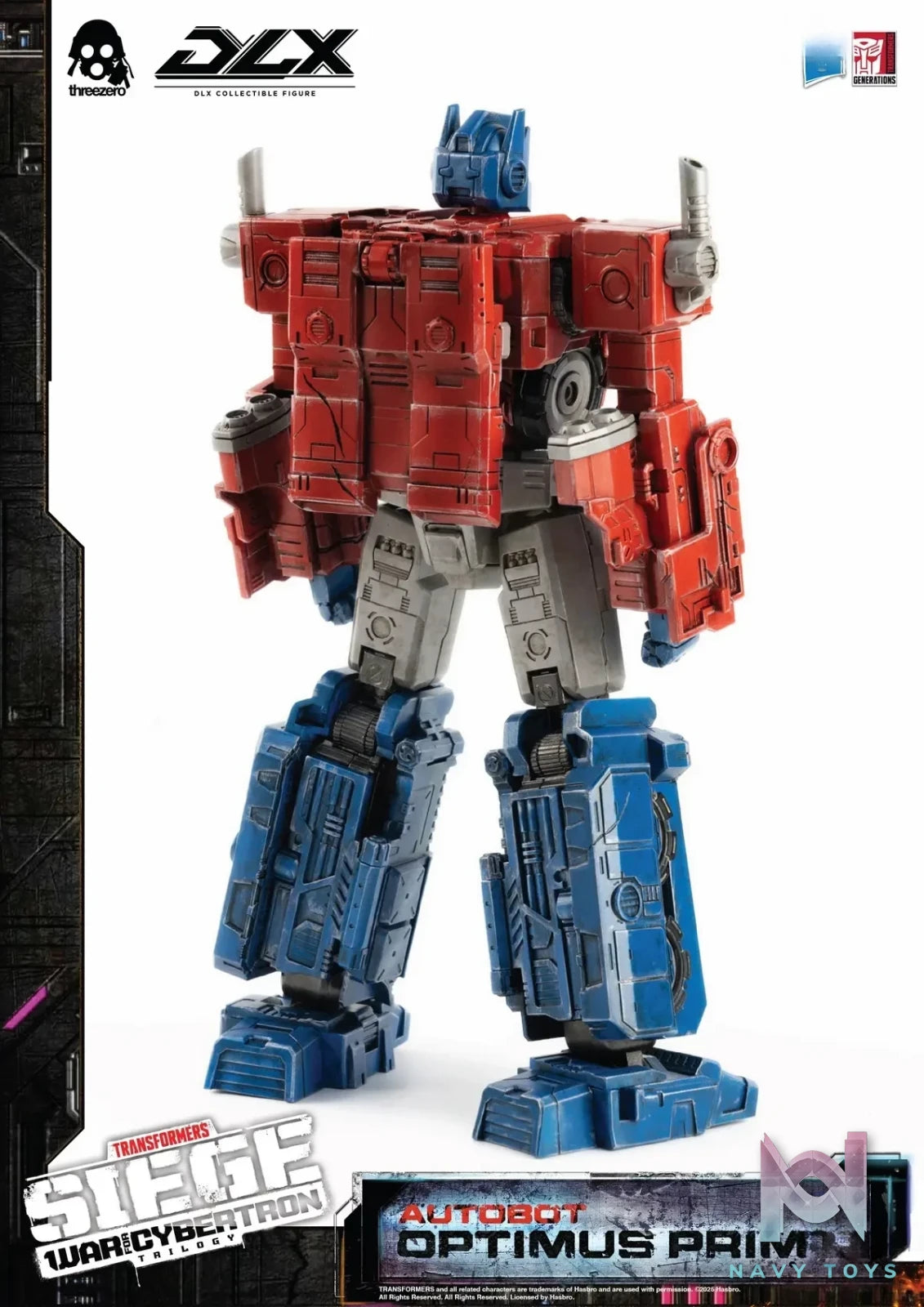 Threezero – Transformers: War for Cybertron 10-inch DLX Optimus Prime (Licensed)