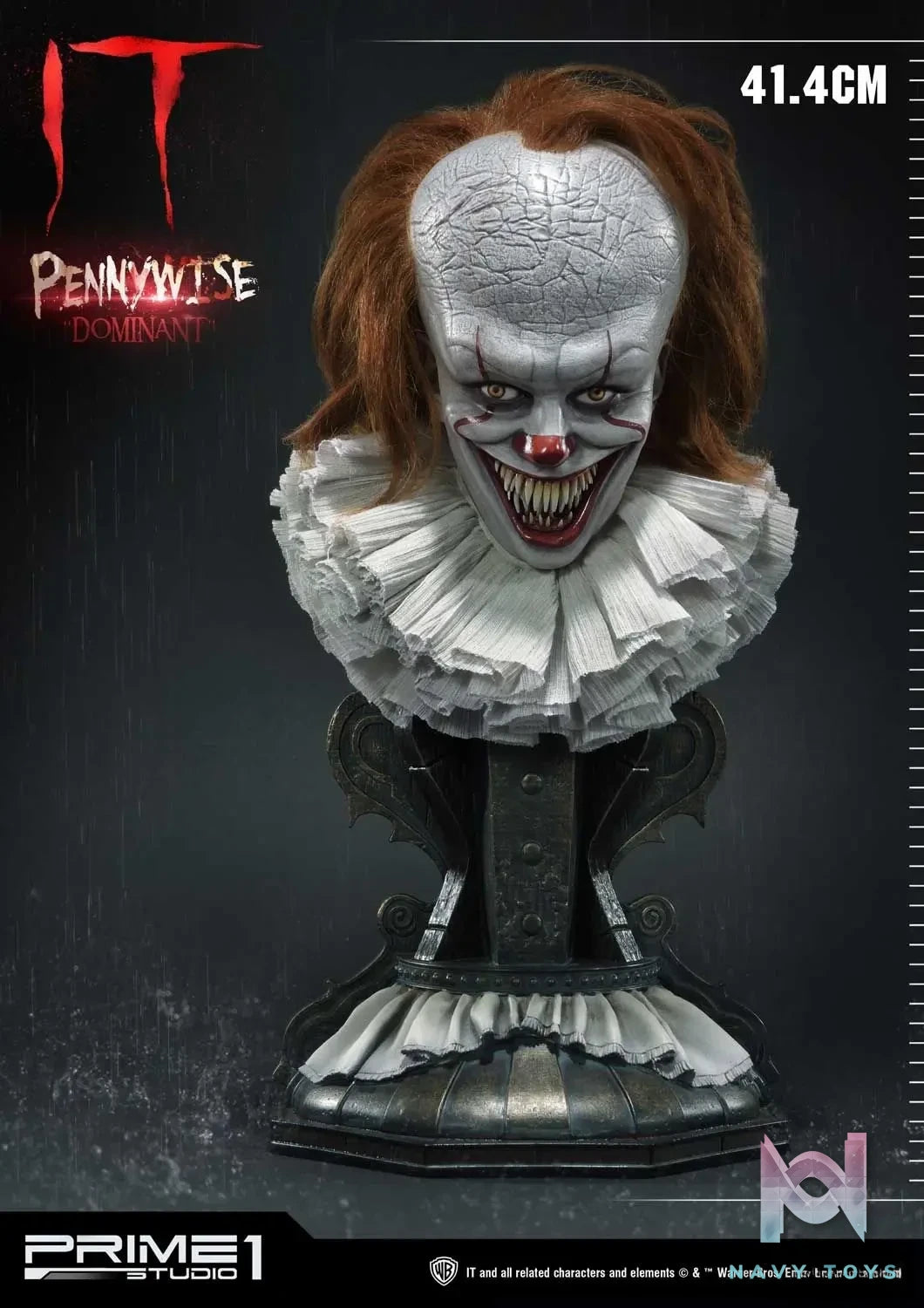 Prime 1 Studio – High Definition Bust IT (Film) Pennywise Head HDBIT-01 HDBIT-02 HDBIT-03 HDBIT-ALL (Licensed)