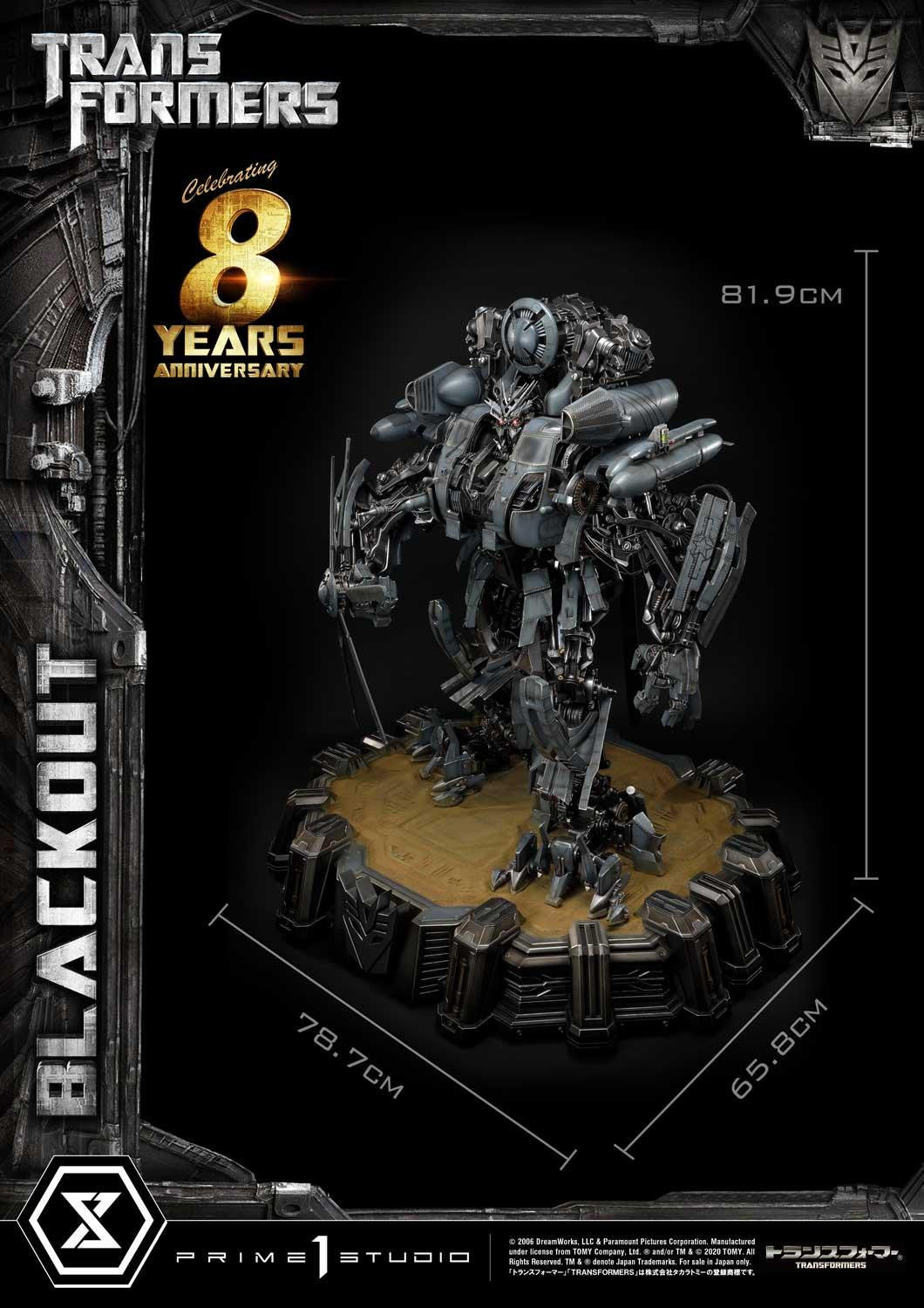 BLACKOUT (TRANSFORMERS) (Liên hệ ) resin statue prime 1 studio anime figure