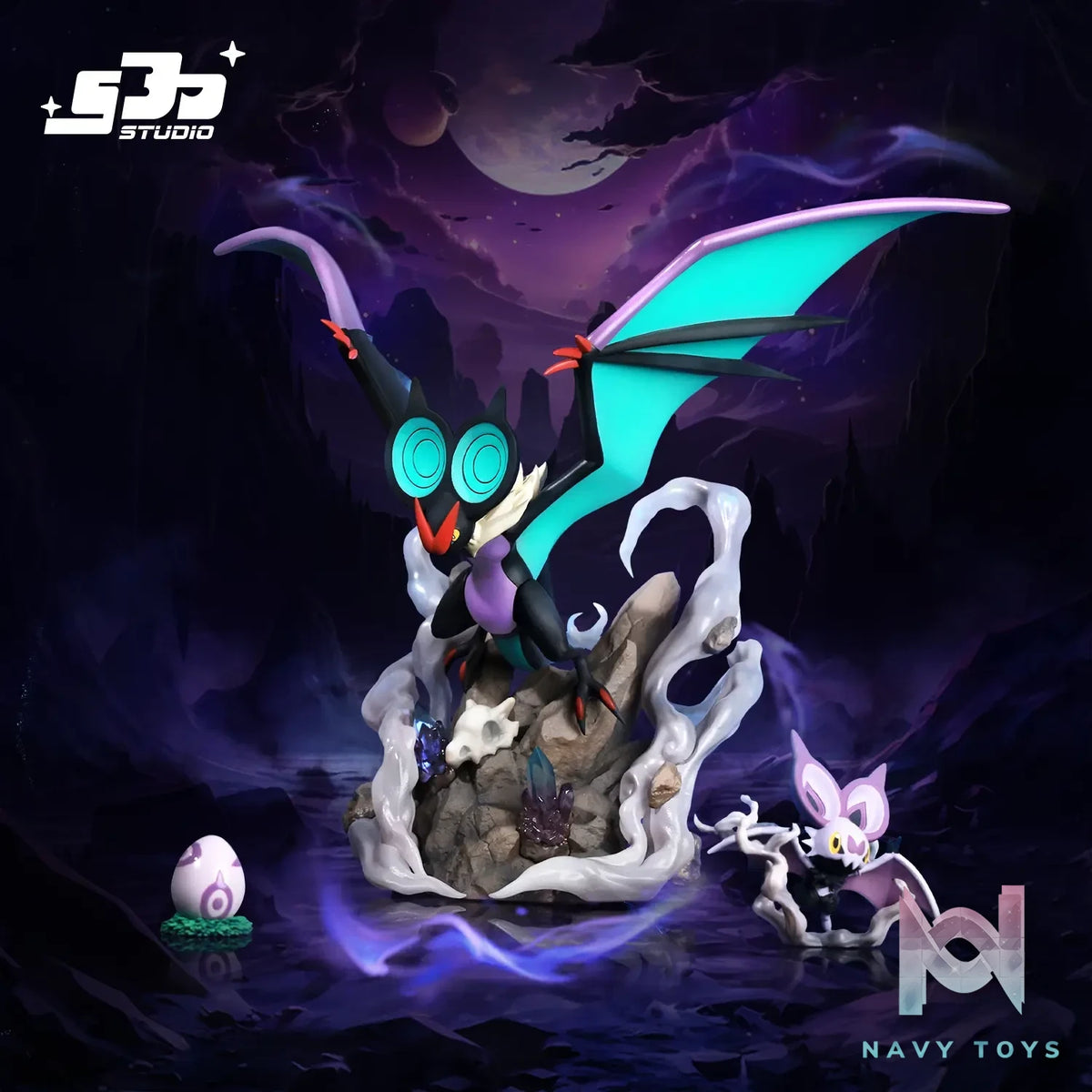SJD Studio – Pokemon Noivern Evolution Group