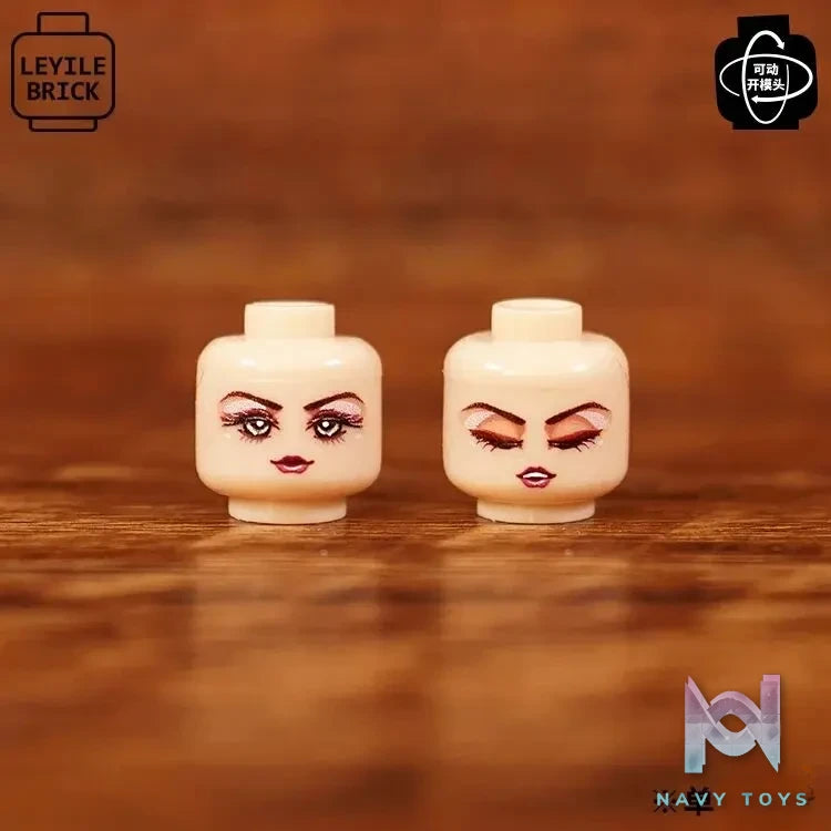 LEYILEBRICK Studio – Cute Girl Posable Head #04 Original