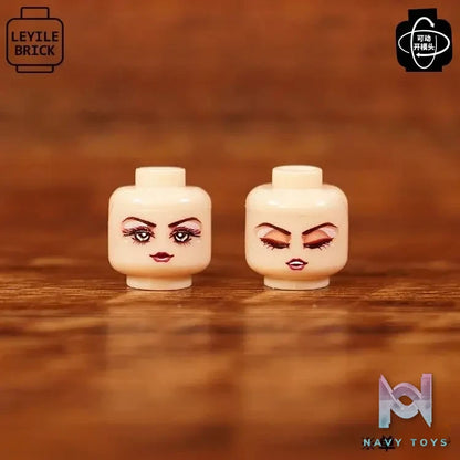 LEYILEBRICK Studio – Cute Girl Posable Head #04 Original