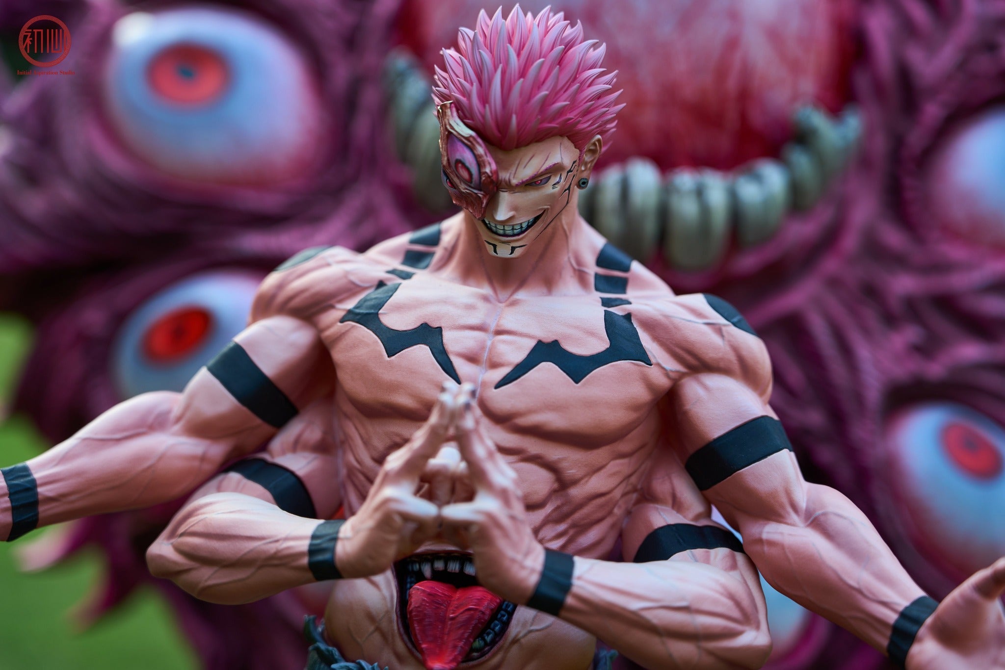 Ryomen Sukuna - 𝗜𝗻𝗶𝘁𝗶𝗮𝗹 𝗔𝘀𝗽𝗶𝗿𝗮𝘁𝗶𝗼𝗻 𝗦𝘁𝘂𝗱𝗶𝗼 resin statue Navy Toys anime figure