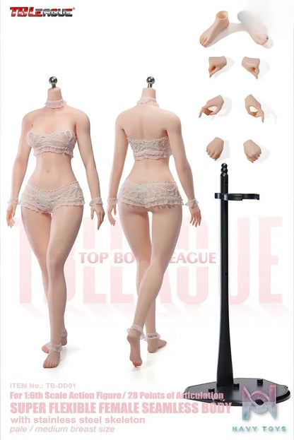TBLeague – 1/6 Hourglass Curvy Female Body (Licensed)