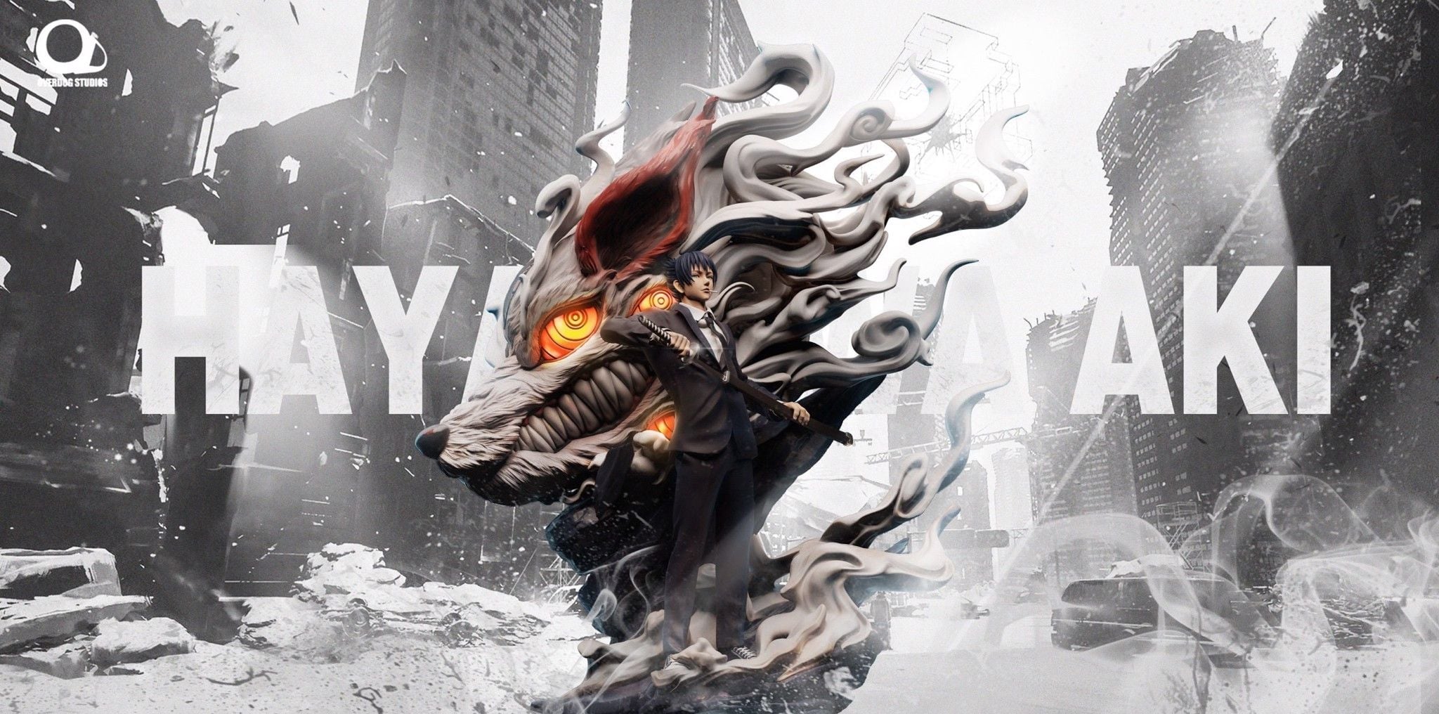 Aki Hayakawa - Over Dog Studio resin statue Overdog Studio anime figure