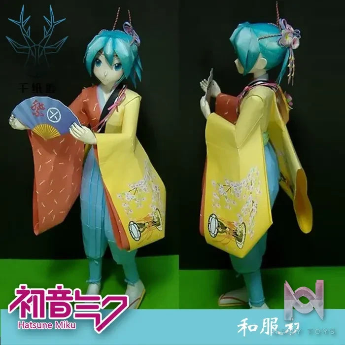 Qian Zhi Lu Studio – Hatsune Miku 3D Paper Model DIY Project Sekai