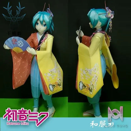 Qian Zhi Lu Studio – Hatsune Miku 3D Paper Model DIY Project Sekai