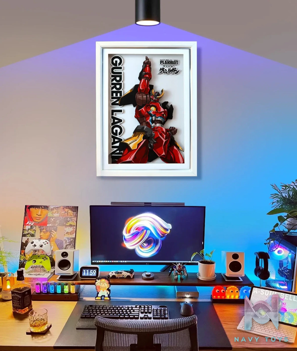 KALA HOME Studio – Gurren Lagann 3D Decorative Painting Tengen Toppa Gurren-Lagann