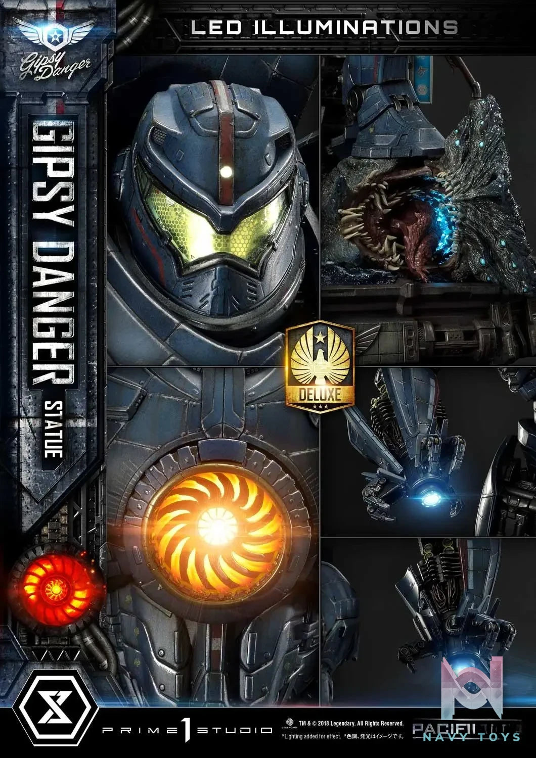 Prime 1 Studio – Ultimate Diorama Masterline Pacific Rim Gipsy Danger UDMPACRIM-01 UDMPACRIM-01DX (Licensed)