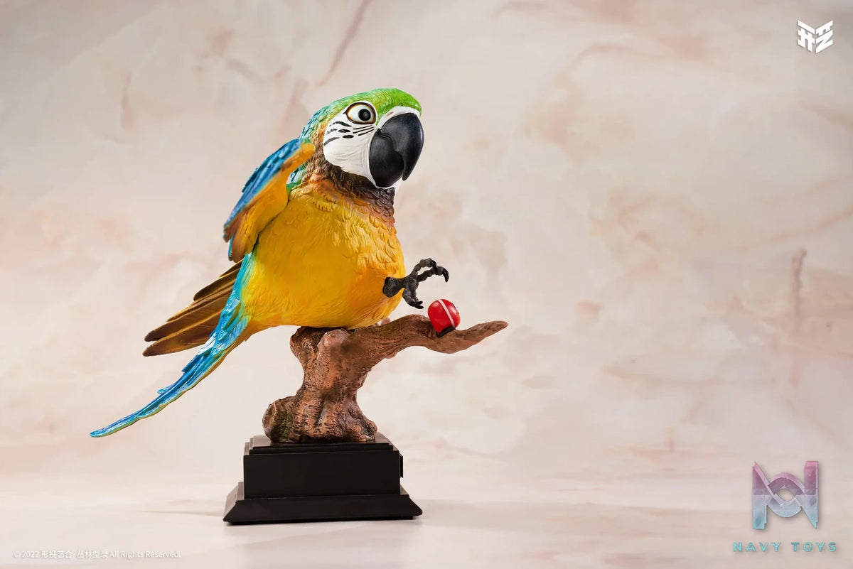 Xing Tou Yi He Studio – Jungle Catalog 001 Ara ararauna Blue-and-yellow Macaw Kotton (Licensed)