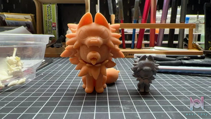Yue Zhi Shi Studio – Pokémon Rockruff cos Lycanroc