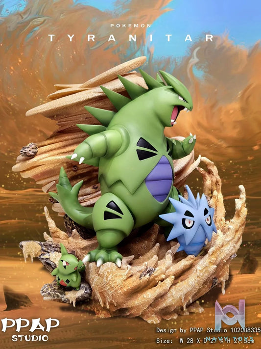 Tyranitar Family - Pokemon - PPAP Studio resin statue ppap studio anime figure