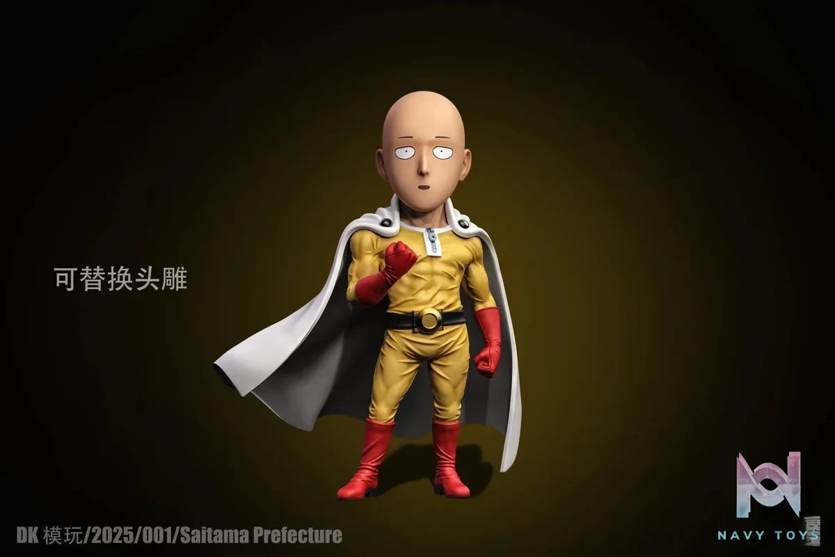 DK Studio & TOY Studio - One Punch Man Anime Protagonist Series 01 Saitama resin statue Navy Toys anime figure