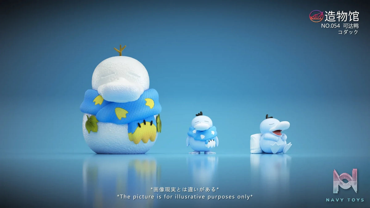 ZaoWu Museum Studio – Snowman Psyduck X Psyduck Pokémon