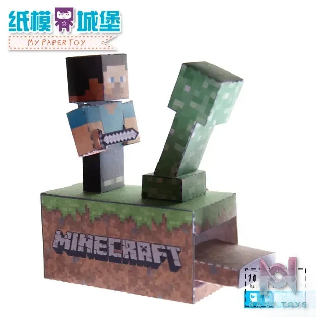 Qian Zhi Lu Studio – Minecraft series 3D Paper Model DIY